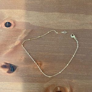 14K Gold Ankle Bracelet